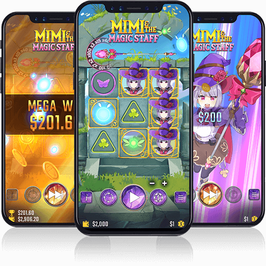 เกมสล็อต MIMI AND THE MAGIC STAFF