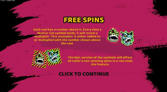 รีวิว Chaos Crew Free Spins