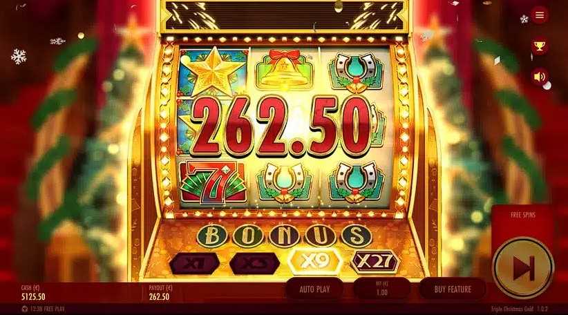 รีวิว Triple Christmas Gold Big Win