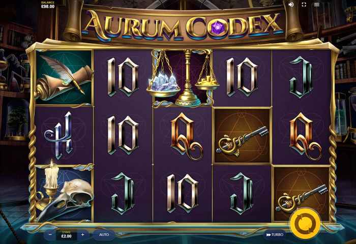 รีวิว Aurum Codex เกมสล็อตใหม่